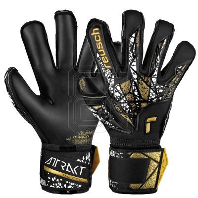 Reusch Attrakt Freegel Gold X Evolution Cut Finger Support Torwarthandschuhe 54 70 950 7740