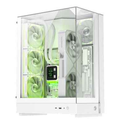 GameMax T20 WH Midi-Turm Weiß