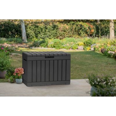 5. Graphitfarbener Gartenkasten 190L 259152 KETER