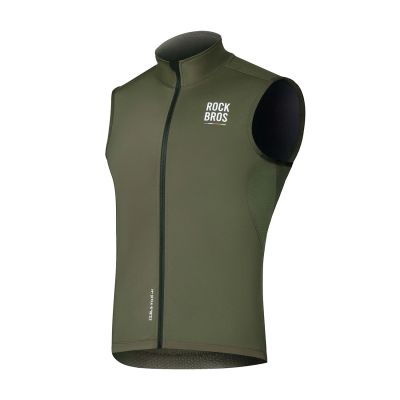 Rockbros TLMJ002 ROAD TO SKY isolierte, winddichte Weste S - grün