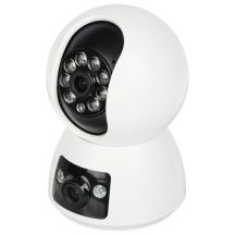 APTI-W21A1-TUYA Tuya Smart Wi-Fi Dual Indoor Pan & Tilt IP-Kamera, - 1080p 2 x 3,6 mm