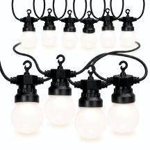 Gartengirlande Partybeleuchtung 20 LED G50 Timer kombinierbar
