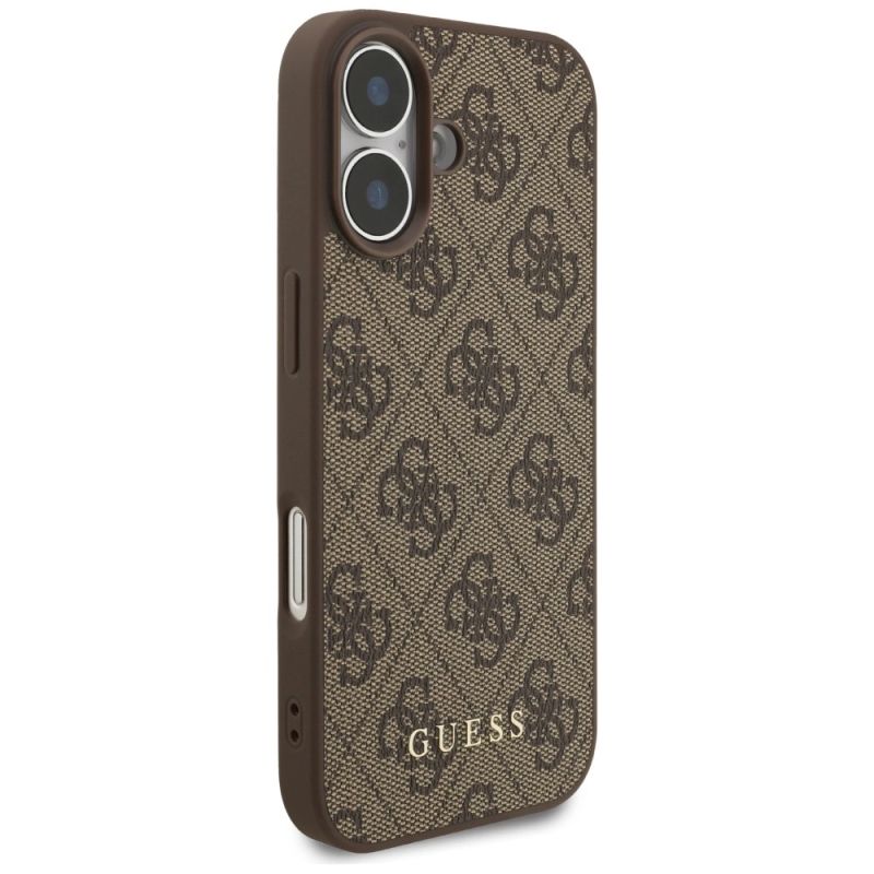 4. Guess 4G Classic Hülle für iPhone 17 - Braun