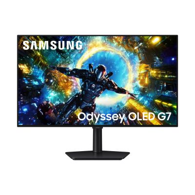 27. Samsung LS32HG730SUXEN Odyssey OLED G7 | 32 Zoll | OLED | 4K | 16:9 | 165 Hz | 0,03 ms | 3840 x 2160 Pixel | 275 cd/m² | 1 HDMI-Anschluss | Schwarz