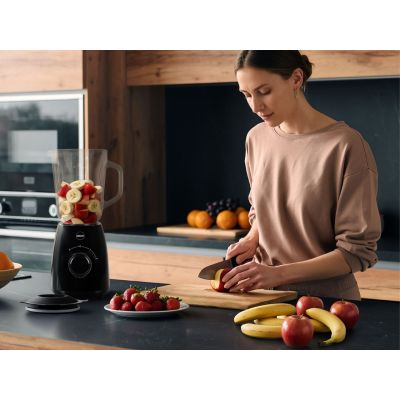 16. ELDOM BK6 NOXAR 100W SCHWARZ 22000 U/min 1,8 L GEHÄRTETES GLAS KANNENBEHÄLTER ZWEI GESCHWINDIGKEITSSTUFEN + PULSFUNKTION