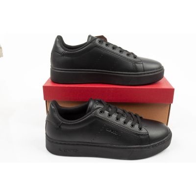 9. Levi's Evelyn Kinder-Sportschuhe, schwarze Sneaker für Jugendliche