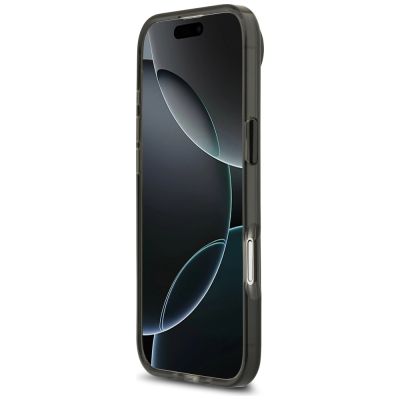 5. BMW M IML Metallknöpfe, dreifarbige Linien, MagSafe-Hülle für iPhone Air – Schwarz