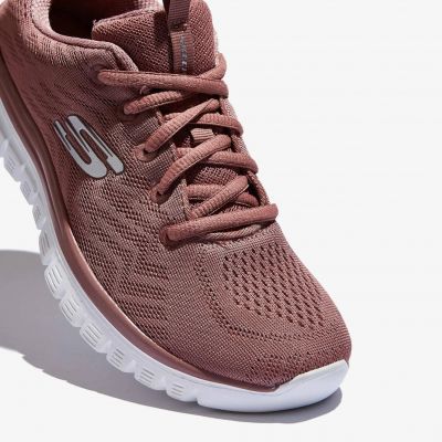 7. Skechers Graceful Get Connected Rosa Damen Sneakers (12615-MVE)