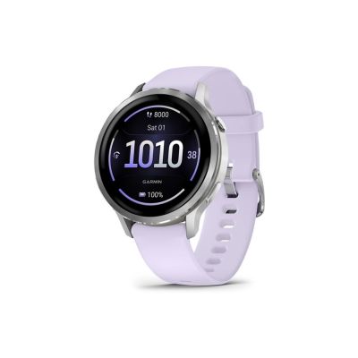 19. GARMIN Venu 4 41mm Grau Silber Periwinkle Smartwatch