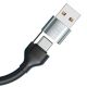 5. 3mk Hyper Cable N-SERIES 6-in-1 USB-C/USB-A auf USB-C/ Lightning /Micro 1,2 m QC 3.0 9 V/2 A 18 W – Schwarz