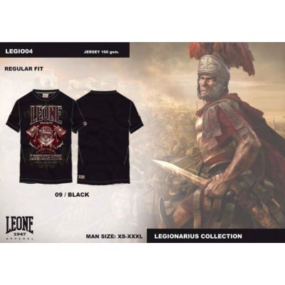 2. Herren T-Shirt LEONE LEGIO04 schwarz "XL"