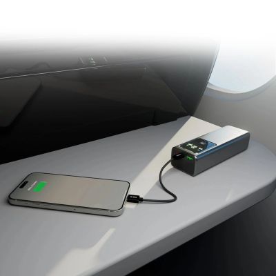 5. Powerbank SBS 20000mAh PD 100W mit LCD-Display - grau
