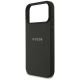 6. Guess Grained Ring MagSafe Hülle für iPhone 17 Pro Max - Schwarz