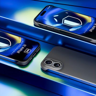 3. 3mk Just20g Matt Case für Apple iPhone 16 - Matt Schwarz