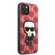 4. Karl Lagerfeld KLHCP13MPMNIKPI iPhone 13 6.1" Hardcase rot/rot Monogram Ikonik Patch