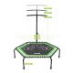 13. VIRTUFIT FITNESS PRO TRAMPOLIN MIT GRIFF - SCHWARZ - 127 CM