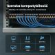 10. Patchpanel Extralink EX.9830 (1U; Kat. 5e; 24xRJ-45)