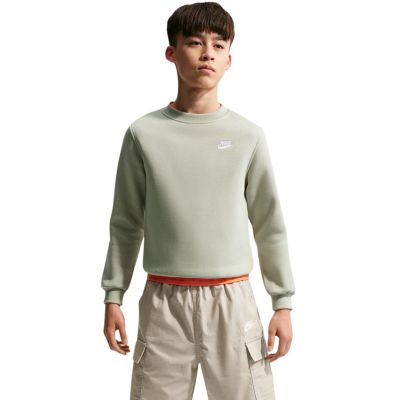 Nike Sportswear Club Fleece Kinder-Sweatshirt Hellgrün FD3006 304 M