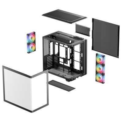 8. DeepCool CG590U 5F Tower Schwarz