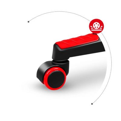 9. Huzaro Force 4.4 Gaming-Stuhl aus rotem Netzgewebe