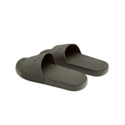 6. Kubota Basic Plain Cloud Brown Pool Flip-Flops K25SS-101-002-21-1