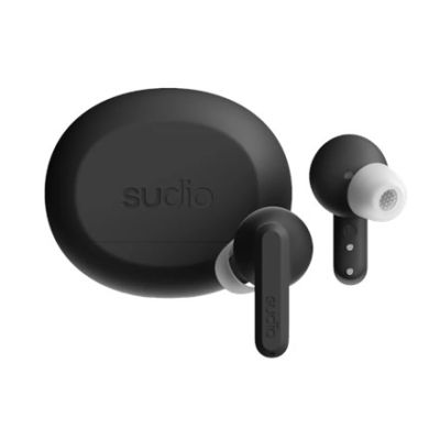 Sudio Ohrhörer | A3 Pro | Bluetooth | In-Ear | Mikrofon | Cloudy Black | Geräuschunterdrückung | Kabellos