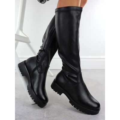 3. Damen-Plateau-Stiefel schwarz Potocki 25-12729