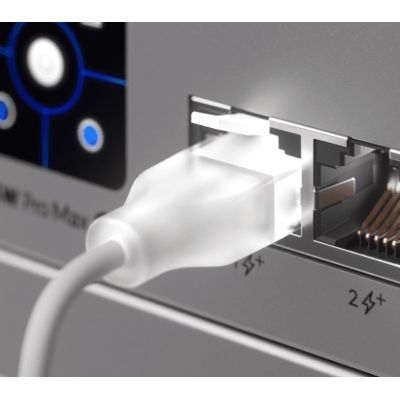 6. Ubiquiti UACC-Cable-Patch-EL-12M-W Netzwerkkabel, durchscheinend, weiß, Cat6