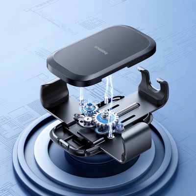 7. Baseus Metal Age Go Autohalterung für Lüftungsschlitze mit Schwerkraftmechanismus – grau
