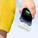 9. Wozinsky WF16-YLS 5000 mAh 15 W Lightning Mini-Powerbank mit integriertem USB-C-Kabel und Apple Watch Ladegerät – Weiß