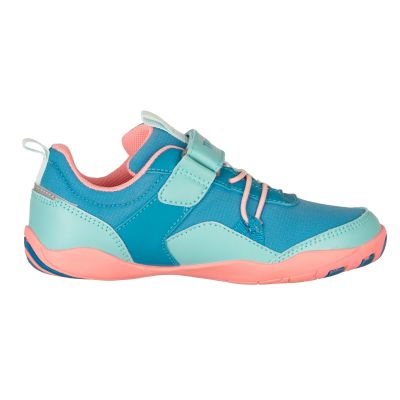 3. Trollkids Skaland Barfußwanderschuhe Hafenblau/Aquamarin Nebel/Rosa Pfingstrose