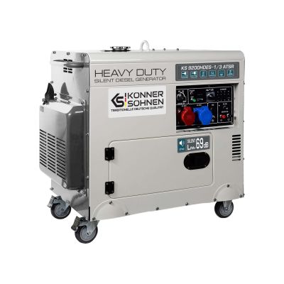 3. Dieselgenerator KS 9200HDES-1/3 ATSR 230/400V, elektrischer Start (EURO V)
