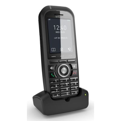 Snom M70 DECT-Telefonhörer mit Anrufernamen- und ID-Anzeige, Schwarz