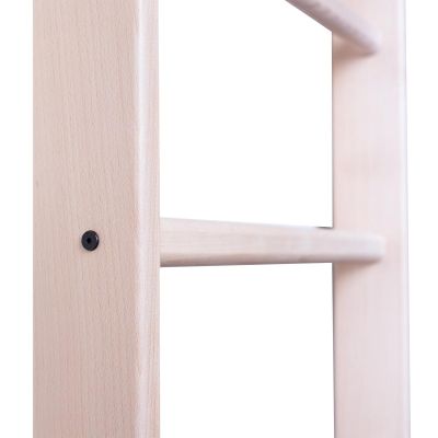 19. Leiter mit Holzstange und Zubehörbank 111+A204