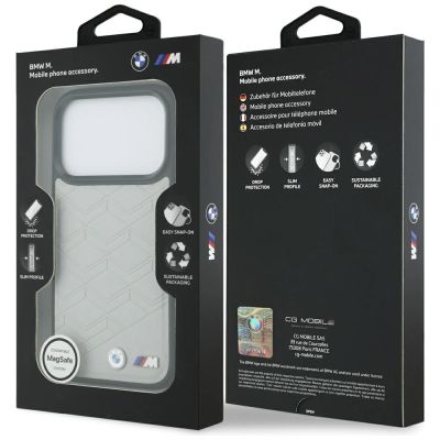 8. BMW M Shape Logo MagSafe Hülle für iPhone 17 Pro, Grau