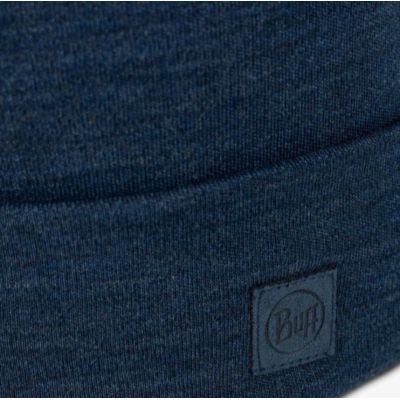 5. BUFF MERINO HEAVYWEIGHT BEANIE SOLID NACHTBLAU