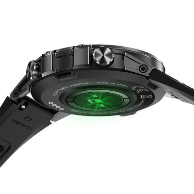 6. VELTORI VT120-1 Smartwatch Schwarzes Silikonarmband