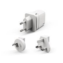 Silicon Power QM16 Boost-Ladegerät 20W Reise-Wandladegerät mit EU/US/UK/AU-Steckern, 1x USB-A, 1x USB-C