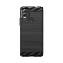 Carbon Case Silikonhülle für Nokia C22 - schwarz