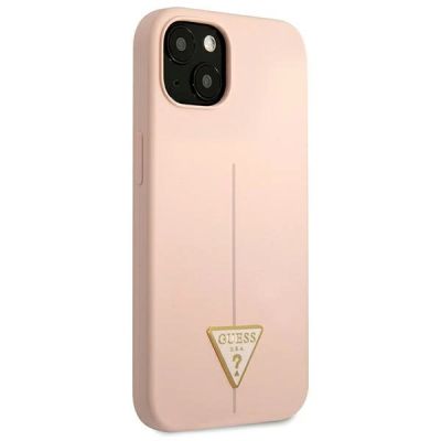 4. Guess GUHCP13SSLTGP iPhone 13 mini 5.4" pink/pink Hardcase Silikon Dreieck