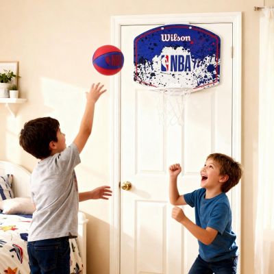 6. Basketball-Backboard 29x24CM NBA WILSON + Ball WTBA1302NBARD