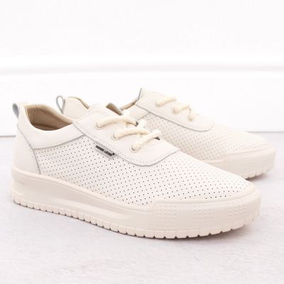 14. Sergio Leone PB236-S Damen-Sneaker aus schwarzem Leder mit Keilabsatz