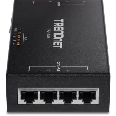 5. TRENDnet POE+ 65W 4-Port-Injektor