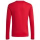 3. adidas Entrada 26 Long Sleeve Jersey Kindertrikot rot KF5878