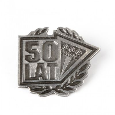 5. Anstecknadel zum 50. Jubiläum von GKS Tychy