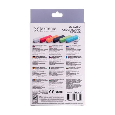 9. ESPERANZA Powerbank 2000 mAh Quark Black XMP101K