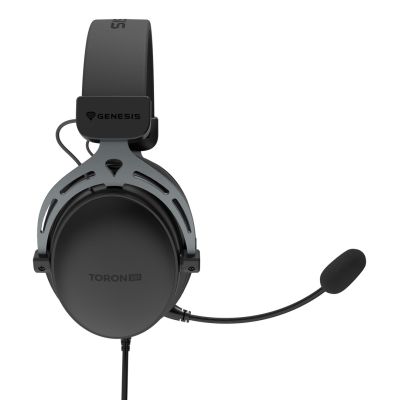 12. GENESIS Toron 531 Gaming-Headset mit Kabel und Kopfbügel, Schwarz