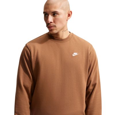 3. Nike Club FT Herren-Sweatshirt Hellbraun FN3888 270