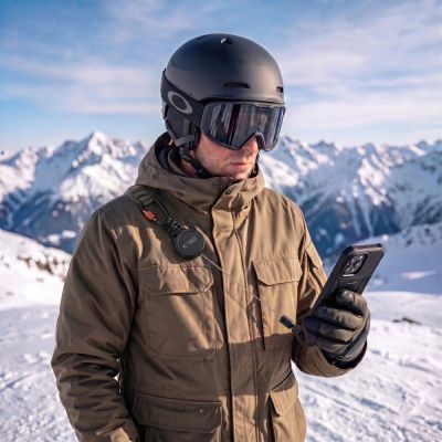 8. Tech-Protect ATH04 UrbanLoop Lanyard – Schwarz und Orange