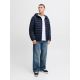 3. Jack&Jones Herren Daunenjacke JJEBRADLEY LIGHT PUFFER HOOD NOOS 12280970 SKY CAPTAIN